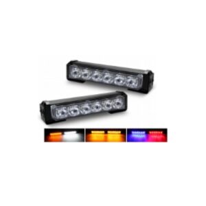 LED Grille Light,2pcs/sets,DC12V,14 flash modes,Red+Blue