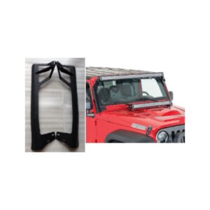 BRAZOS O BRAKES PRA INSTALACION DE EXPLORADORAS  PARA CAMPEROS 2007-2017 Jeep JK Wrangler Mounts Fit Straight 50" Bar